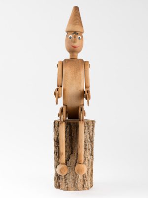 Produzione Pinocchio burattino in legno - Mastro Geppetto